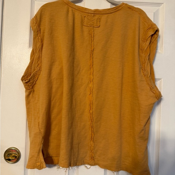 We The Free Mustard Muscle Tee - Picture 5 of 5